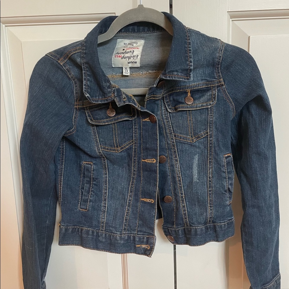 Ruum cropped denim jacket